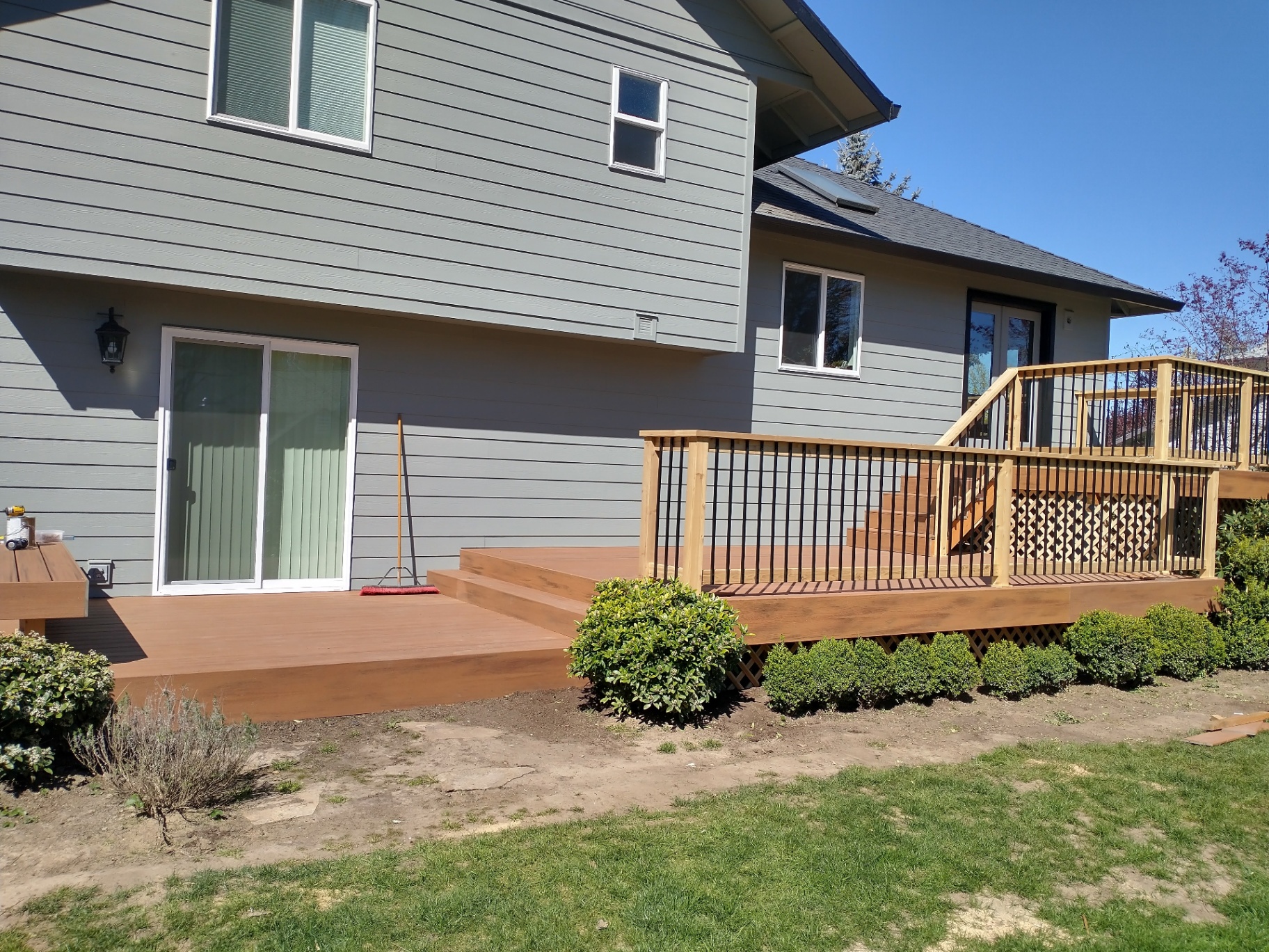 Multi-Level Backyard Deck
