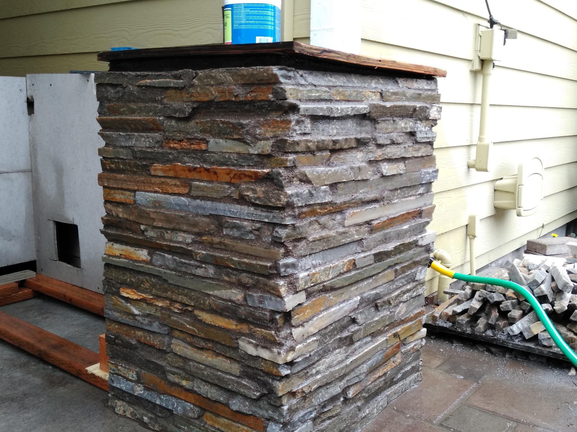 Stacked Stone Column